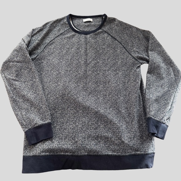 Saturdays New York City Other - Saturdays NYC New York City Navy Zebra Knit Crewneck Sweater Size XL